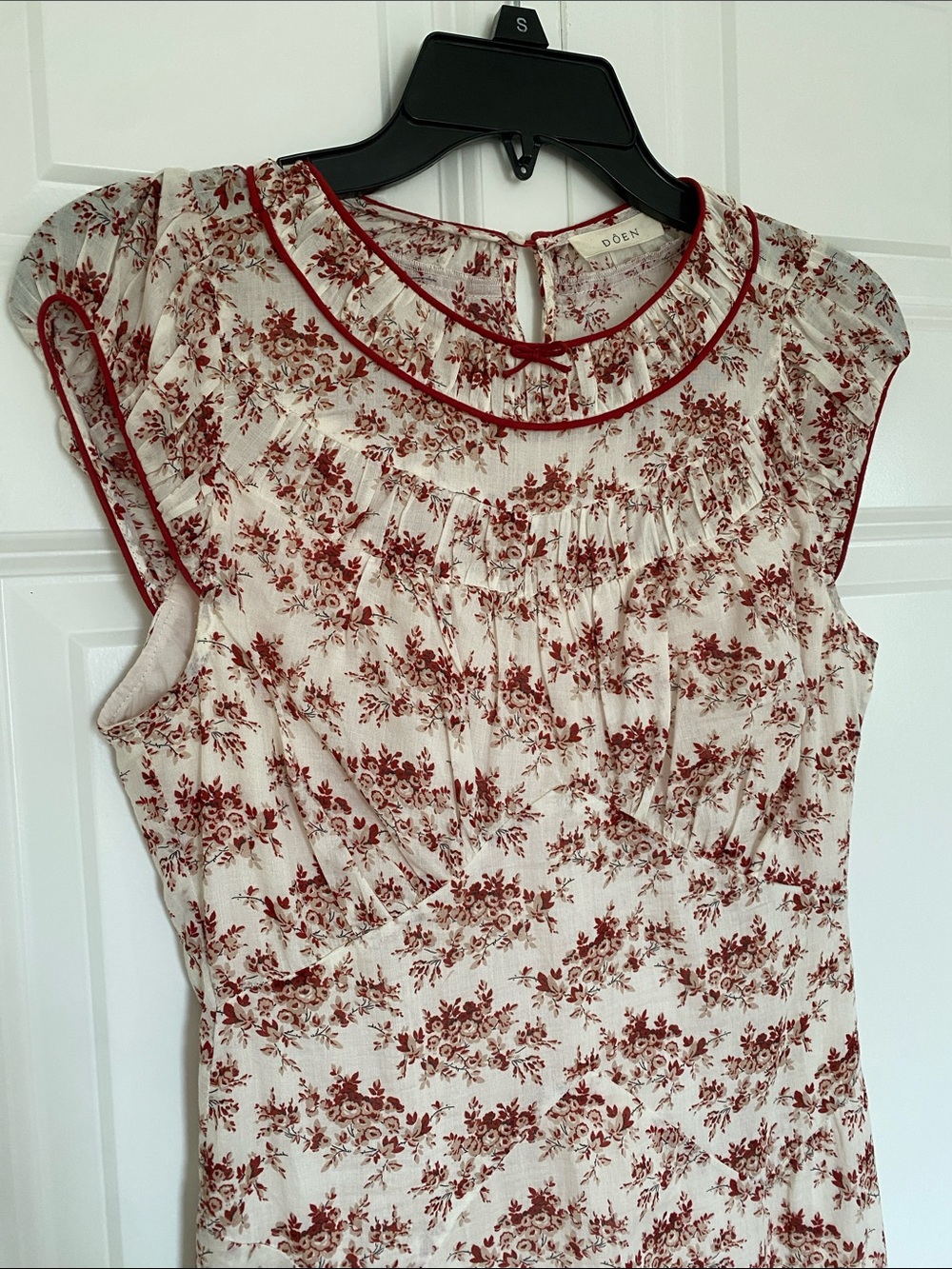 DÔEN Raphaela Dress in Ivory Rosier Floral